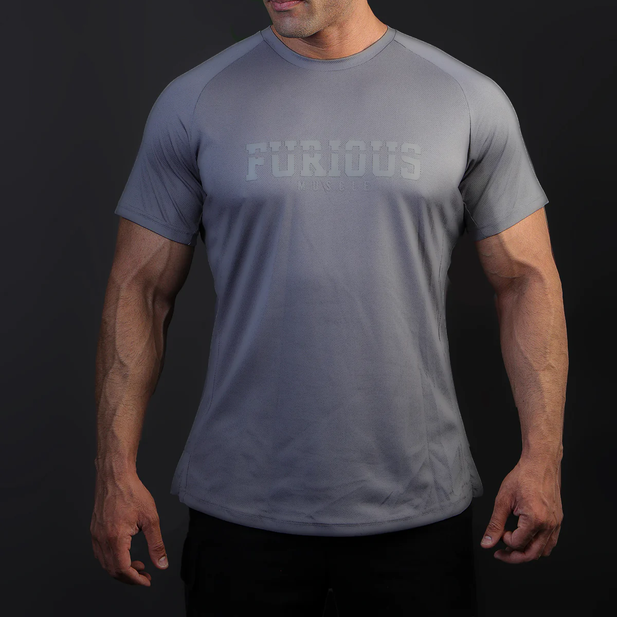 Action Mesh Grey T-Shirt - Image 3