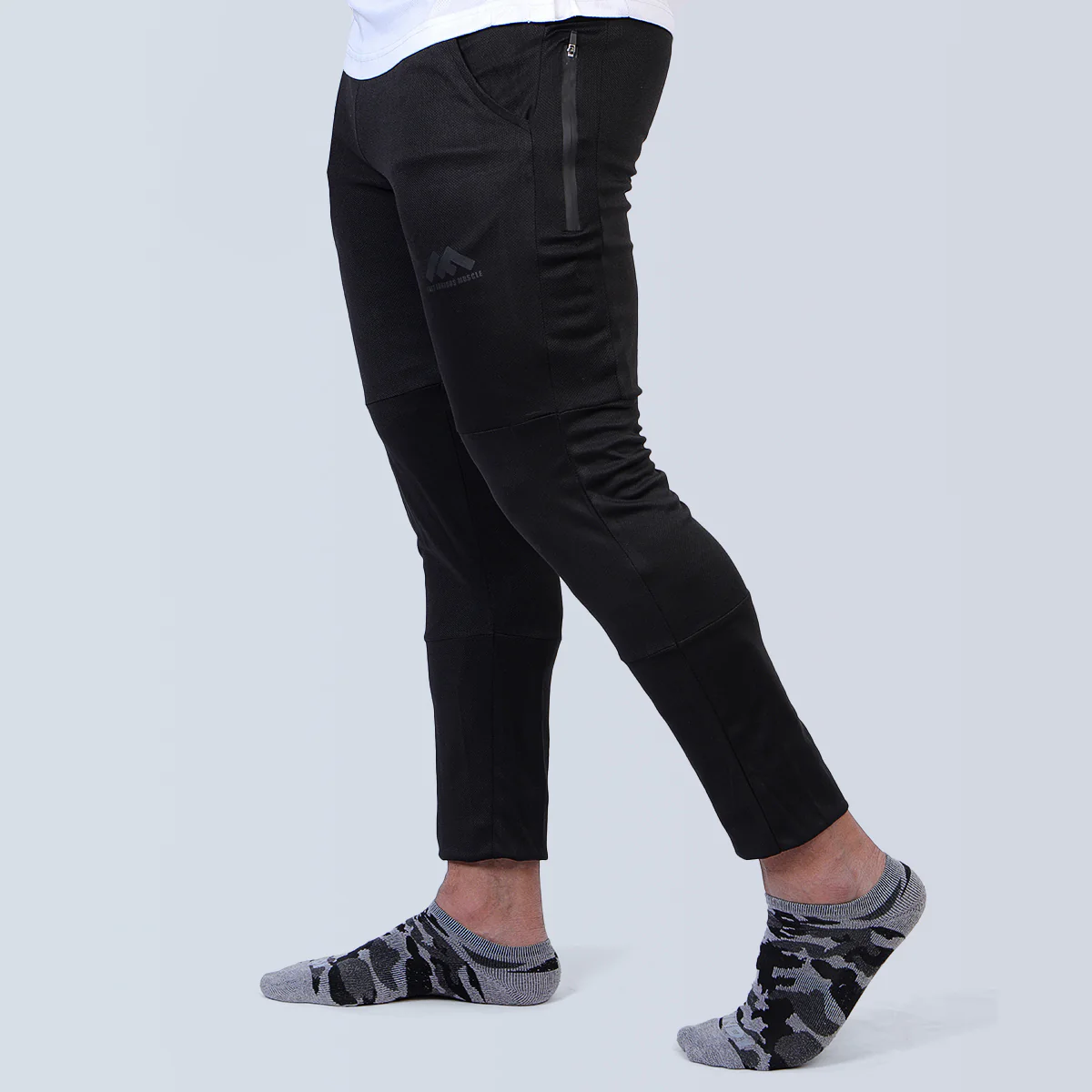Action Mesh Track Black Pant - Image 3