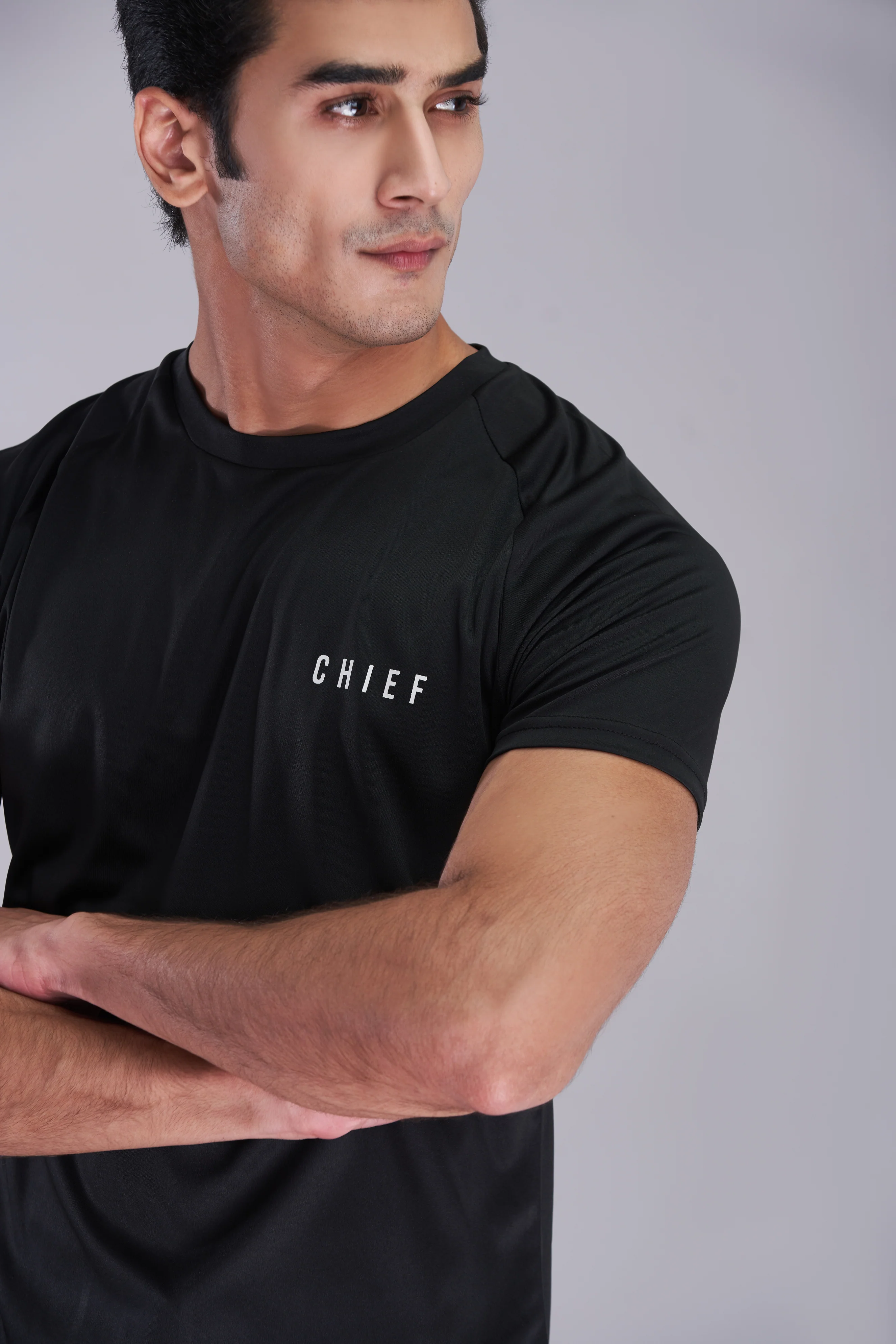 Breeze Bliss Black T-Shirt - Image 4