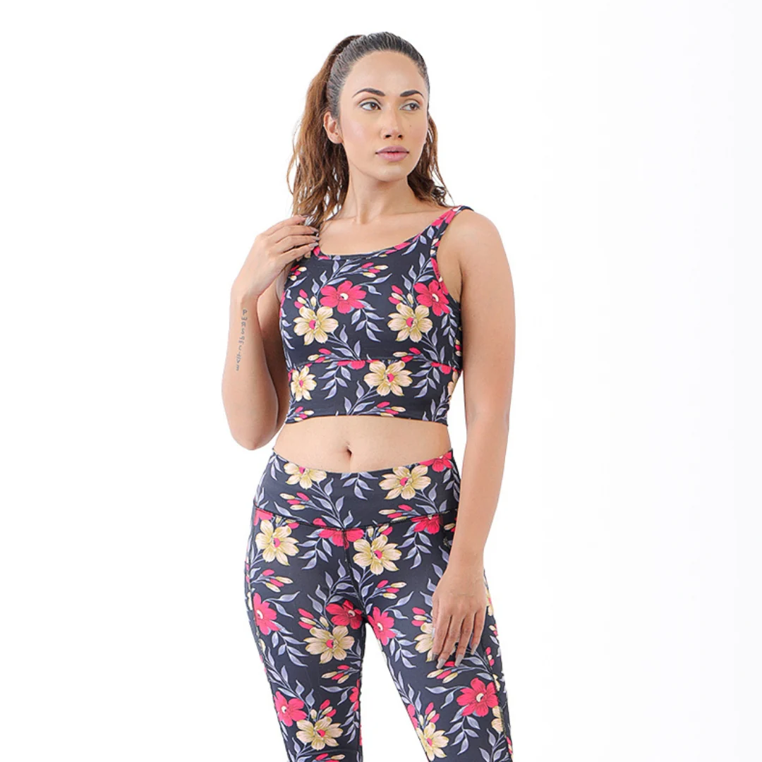 ENHANCE FLORAL SPORTS BRA - Image 4