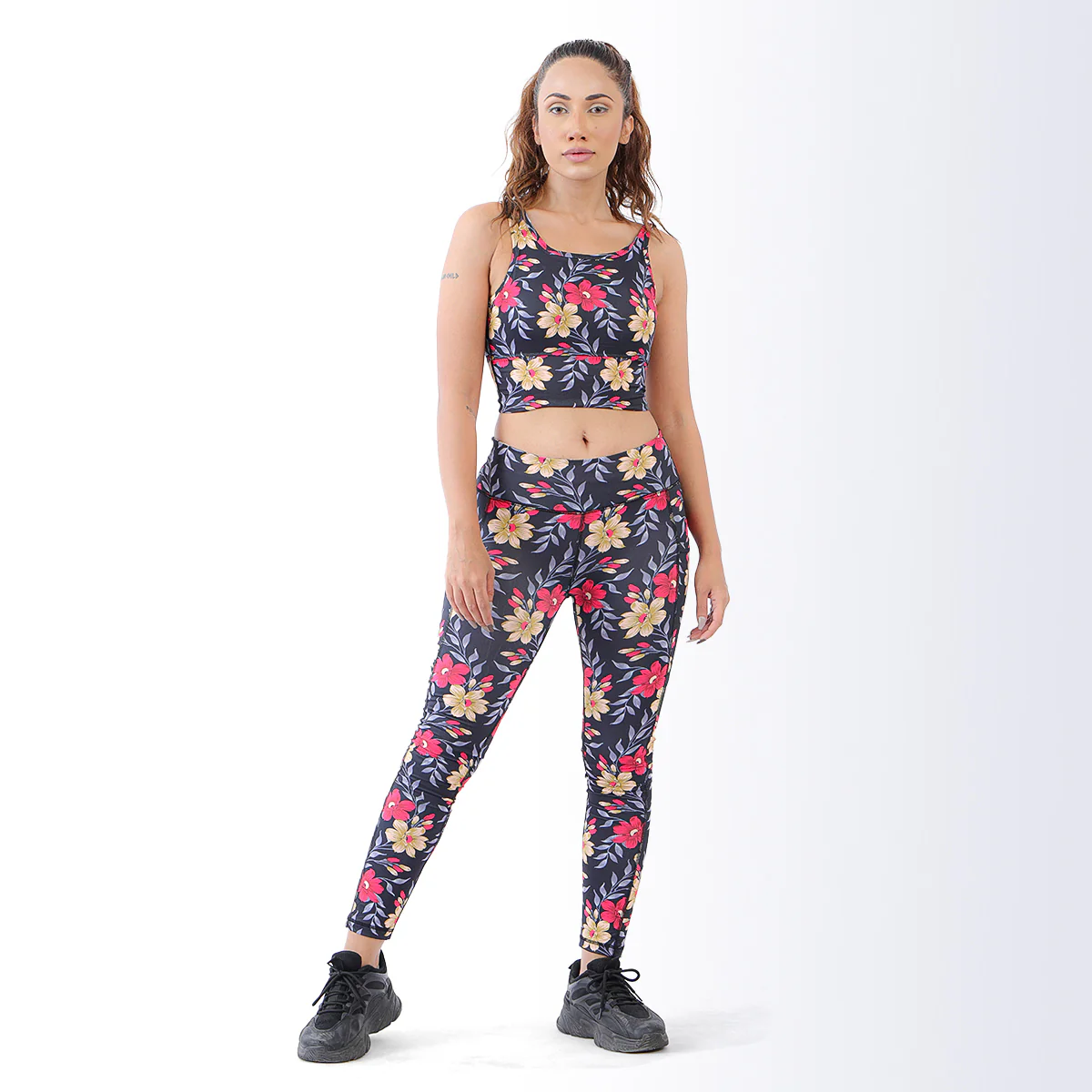 Enhance Floral Sports Bra & Leggings - Image 5