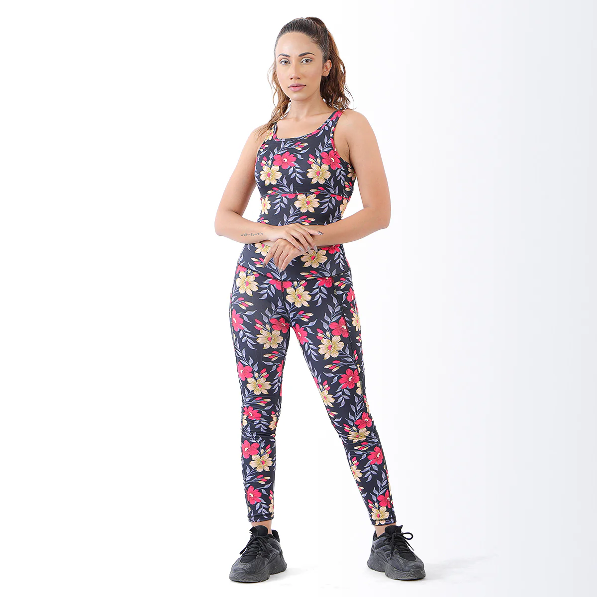 Enhance Floral Sports Bra & Leggings - Image 8