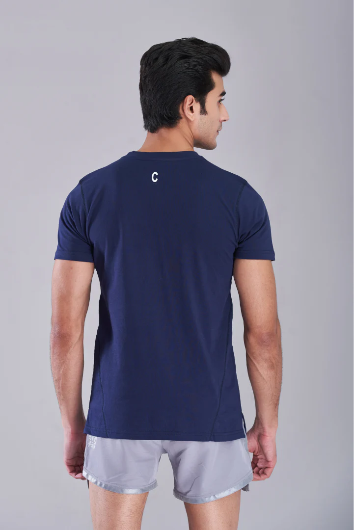 Action Mesh Pro T-Shirt - Navy Blue - Image 3