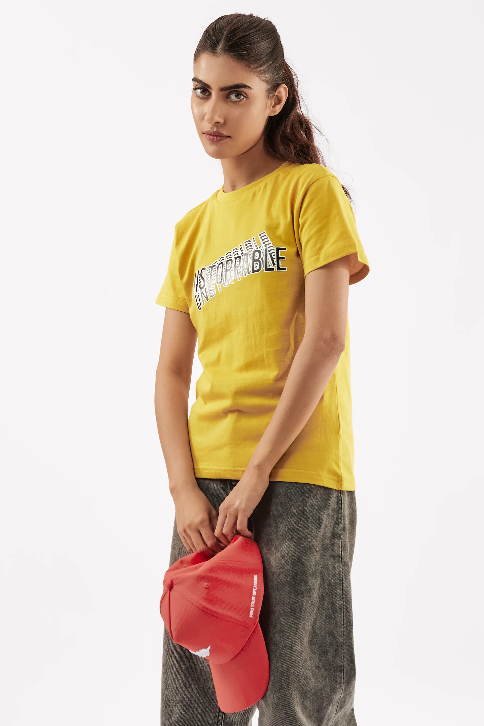 Women's Empowering T-Shirt Mustard - Image 7