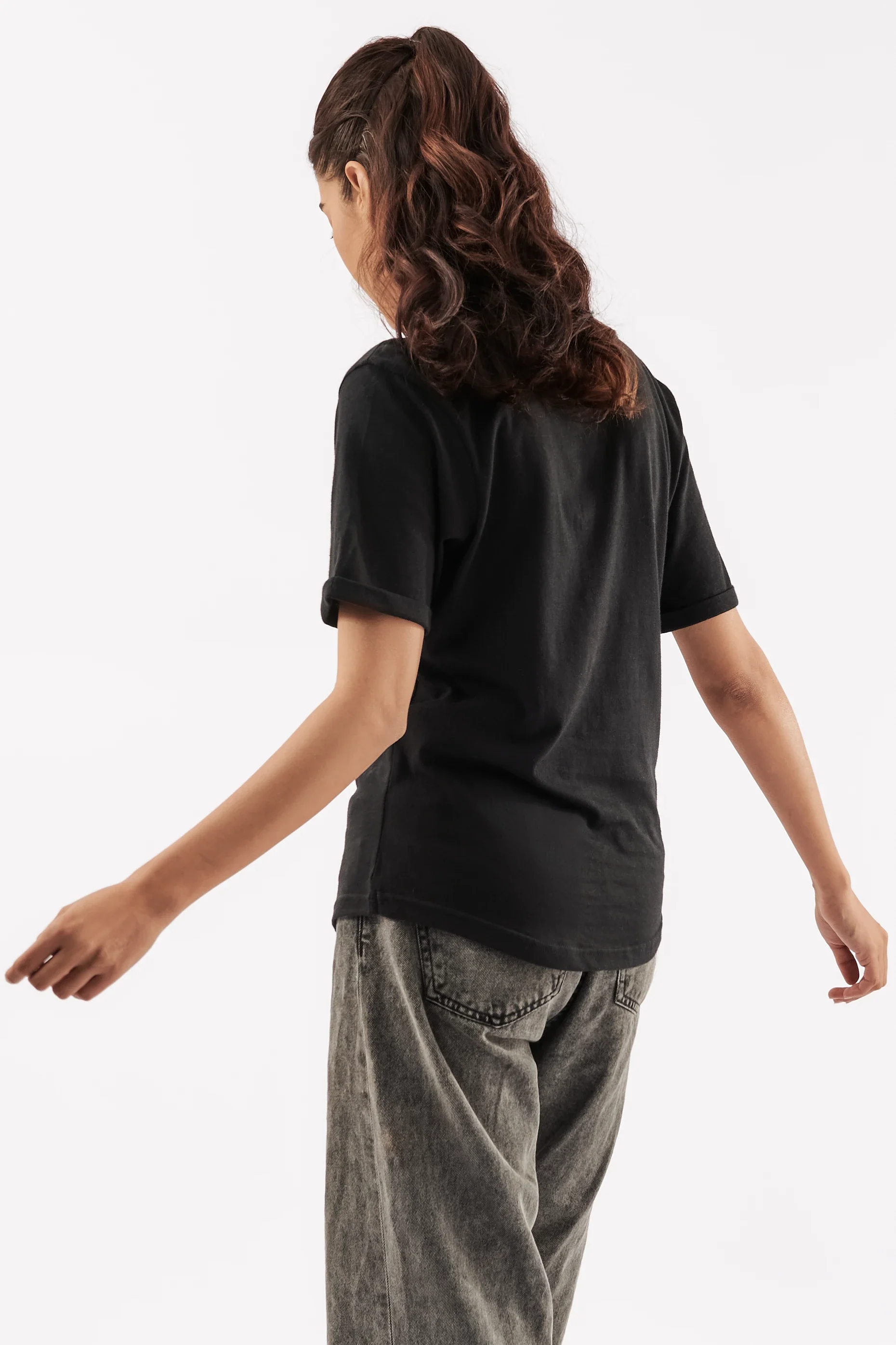 Women's Vacation Vibes T-Shirt Black - Image 3