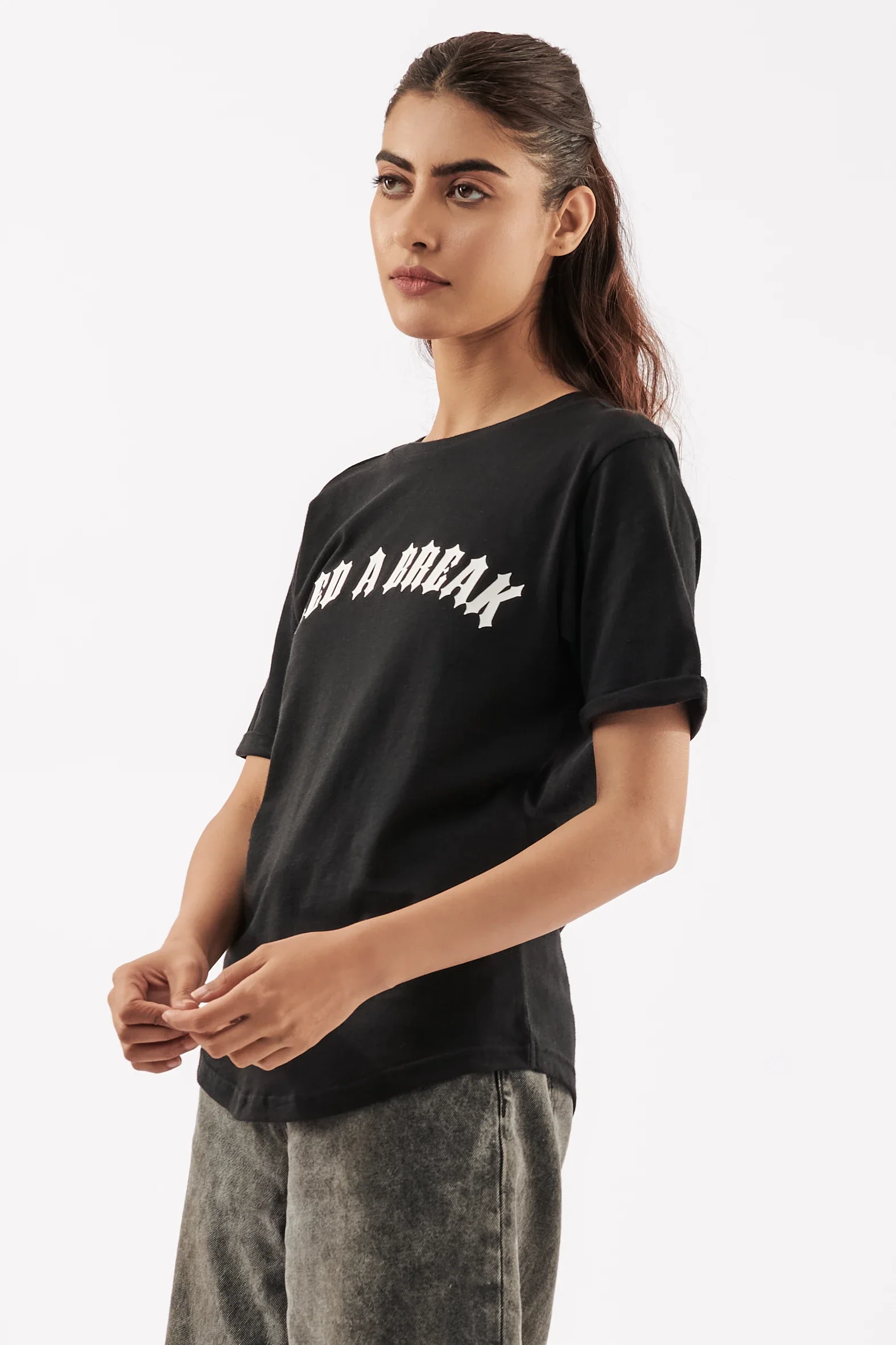 Women's Vacation Vibes T-Shirt Black - Image 8
