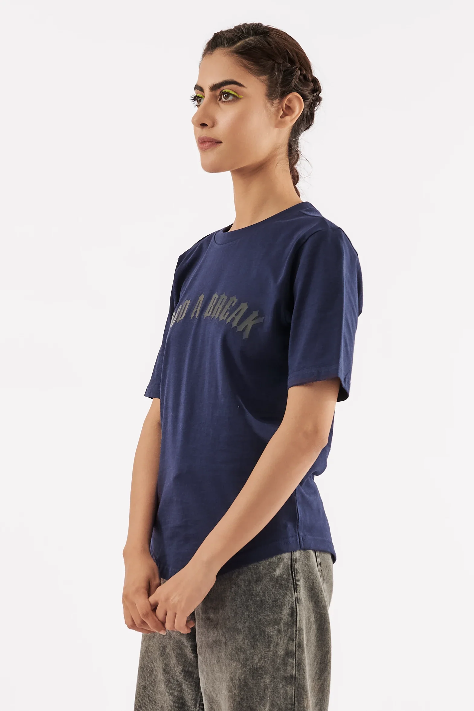 Women's Vacation Vibes T-Shirt Navy - Image 7