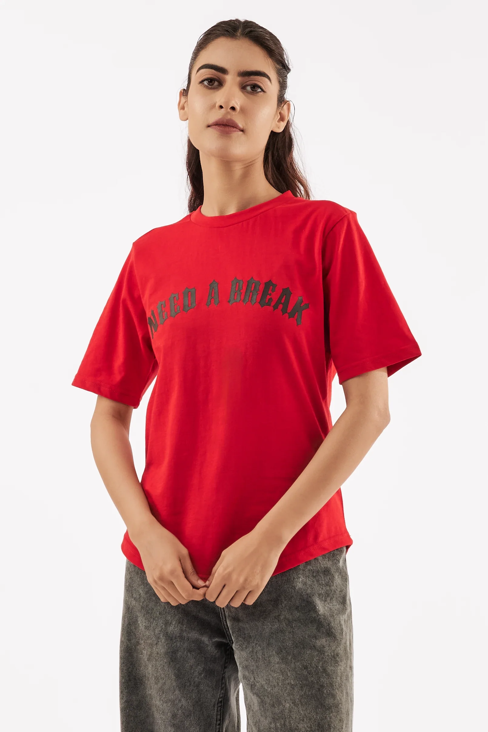 Women's Vacation Vibes T-Shirt Red - Image 4