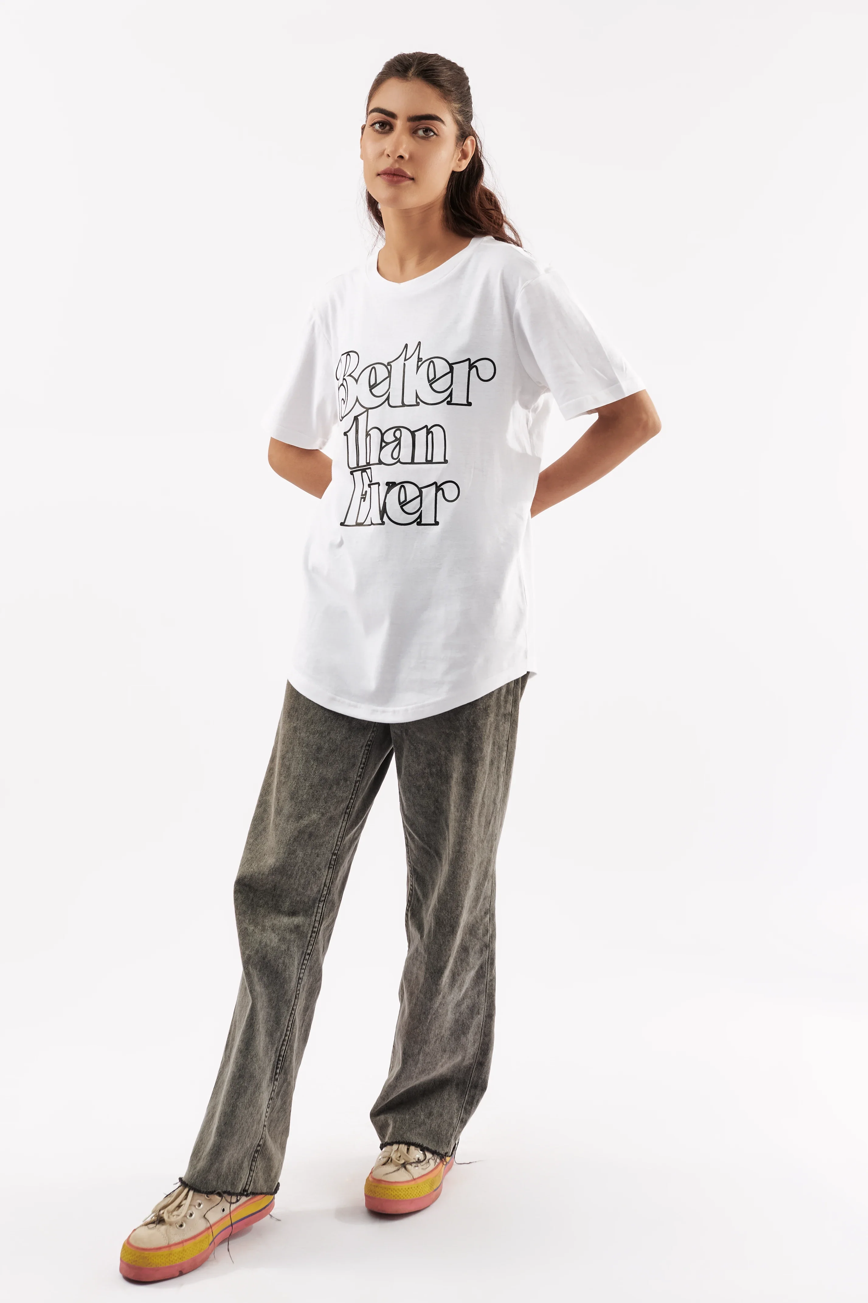 Women's Zestful Energy T-Shirt White - Image 10