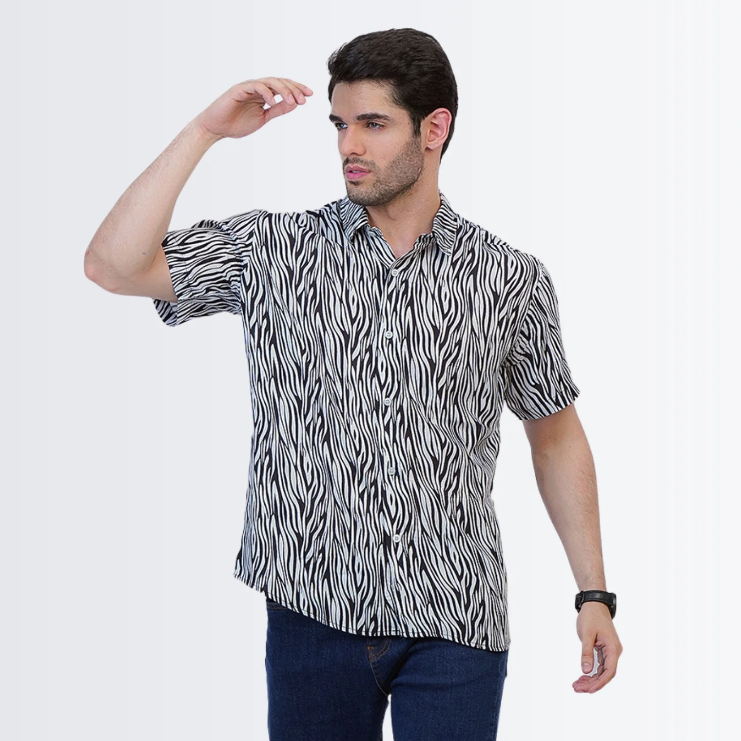 Zebra Printed Shirt - Image 4